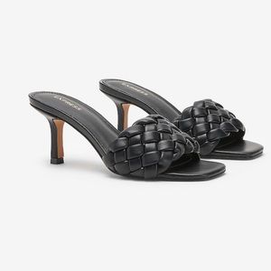 Express Quilted slide heeled Sandals